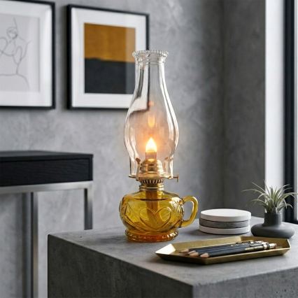 Brilagi - Petrolejová lampa MERLIN oranžová