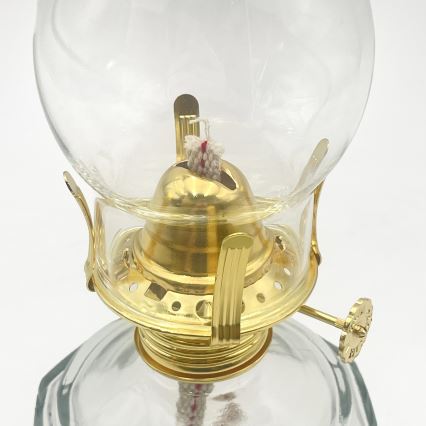 Brilagi - Petrolejová lampa MERLIN priehľadná