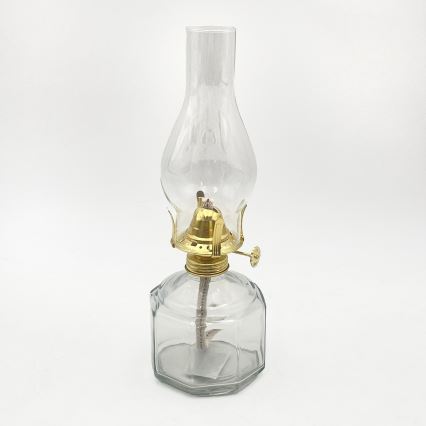 Brilagi - Petrolejová lampa MERLIN priehľadná