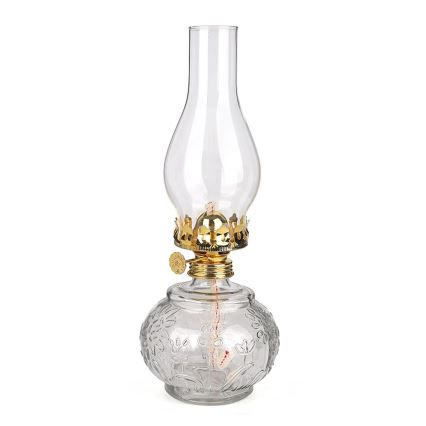 Brilagi - Petrolejová lampa MERLIN priehľadná