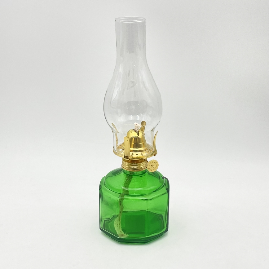 Brilagi - Petrolejová lampa MERLIN zelená