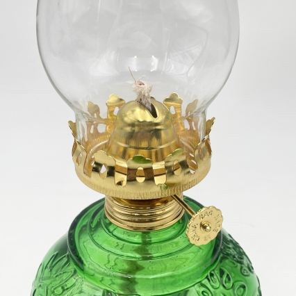 Brilagi - Petrolejová lampa MERLIN zelená