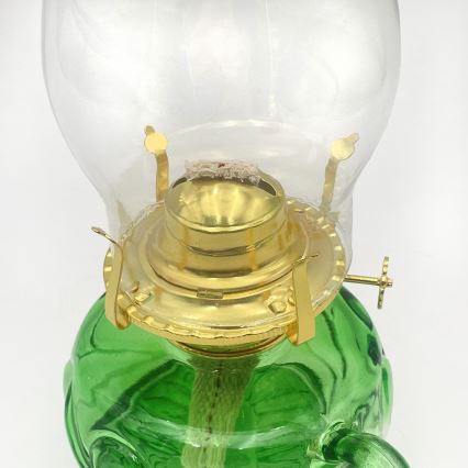 Brilagi - Petrolejová lampa MERLIN zelená
