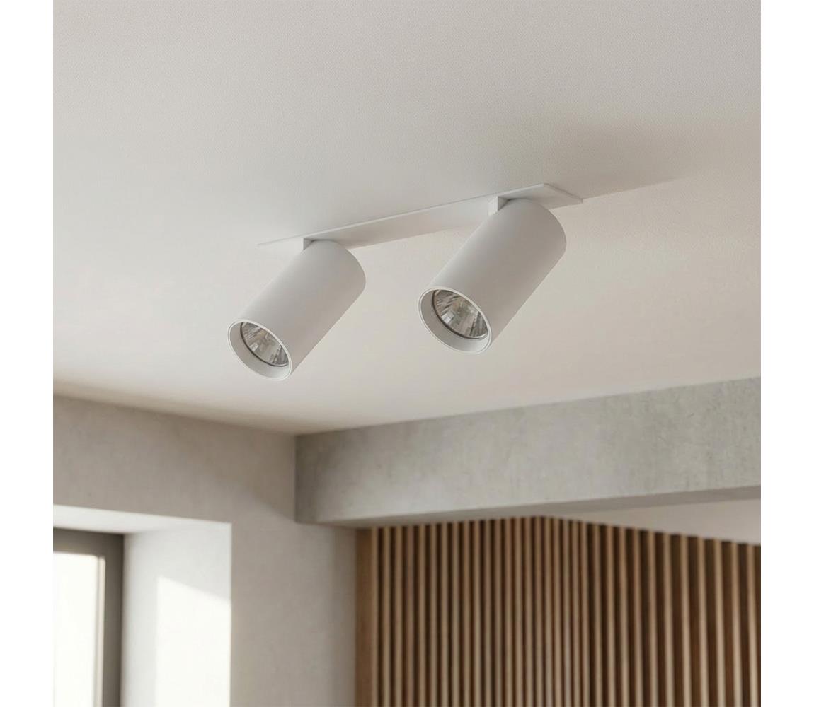 Brilagi - Podhľadové svietidlo SELE 2xGU10/30W/230V biela WO-SELE-RD06-WHT-OEM