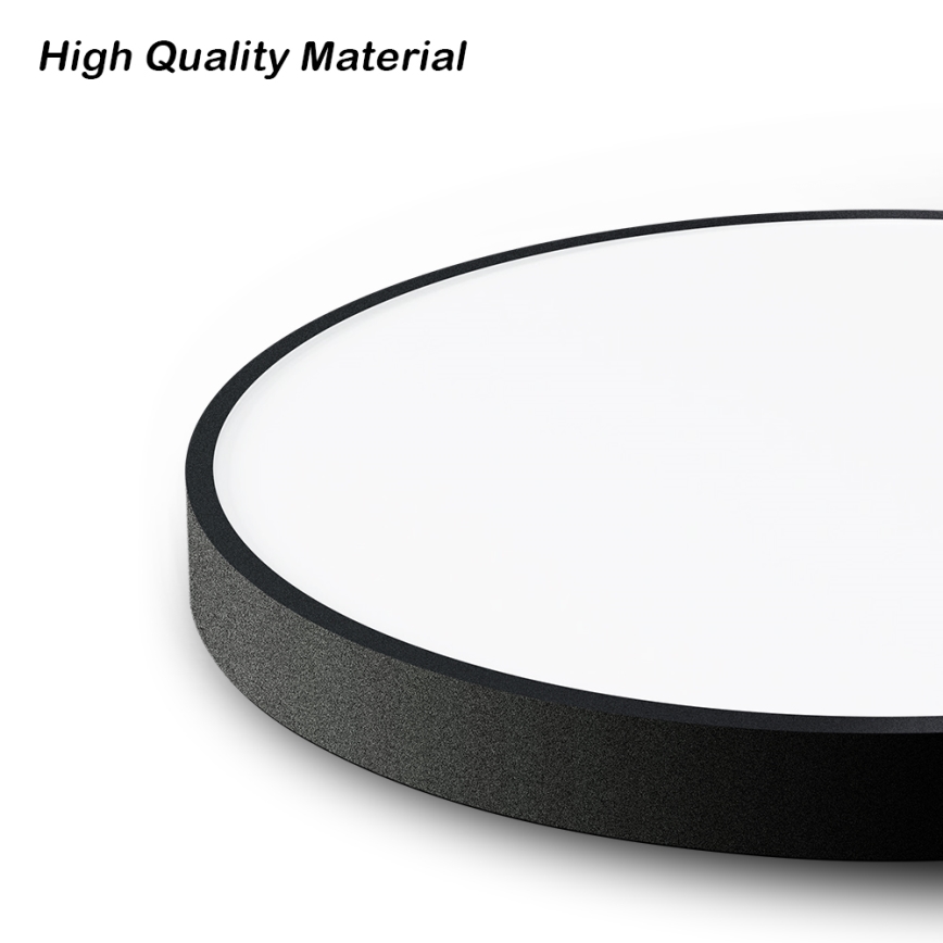 Brilagi - LED stmievateľné stropné svietidlo POOL SMART LED/128W/230V 3000-6000K priemer 100 cm Wi-Fi Tuya čierna + diaľkové ovládanie