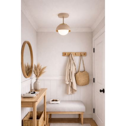 Brilagi - Prisadené stropné svietidlo 1xE27/60W/230V béžová/zlatá