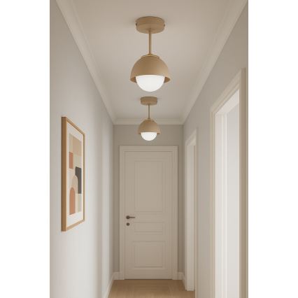 Brilagi - Prisadené stropné svietidlo 1xE27/60W/230V béžová/zlatá