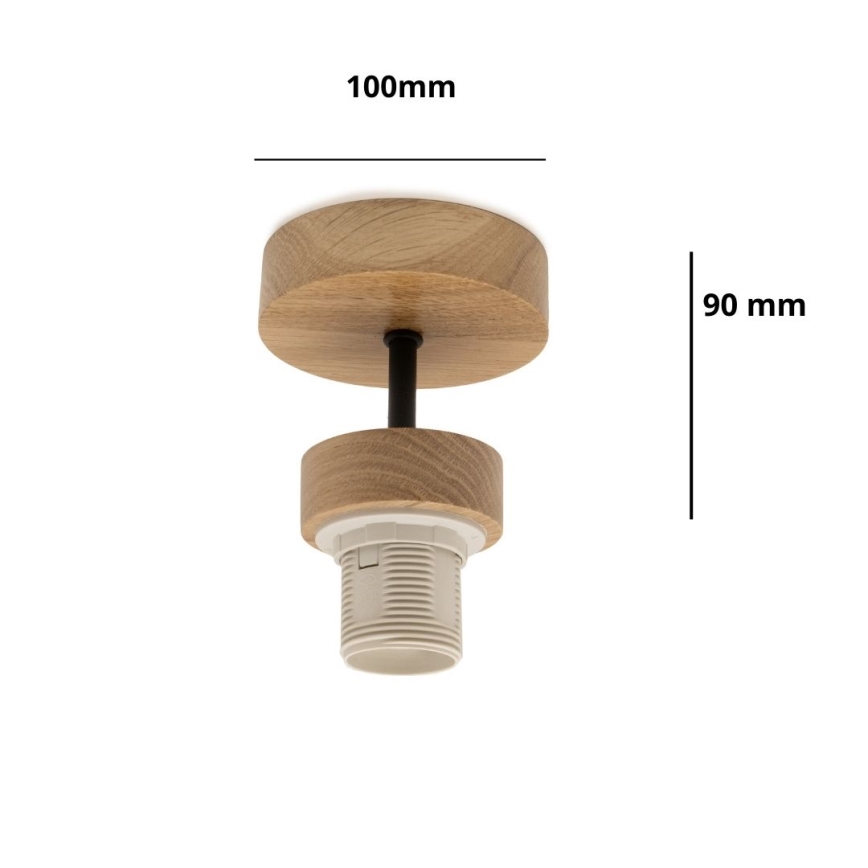 Brilagi - Prisadené stropné svietidlo PARTY 1xE27/60W/230V pr. 10 cm dub