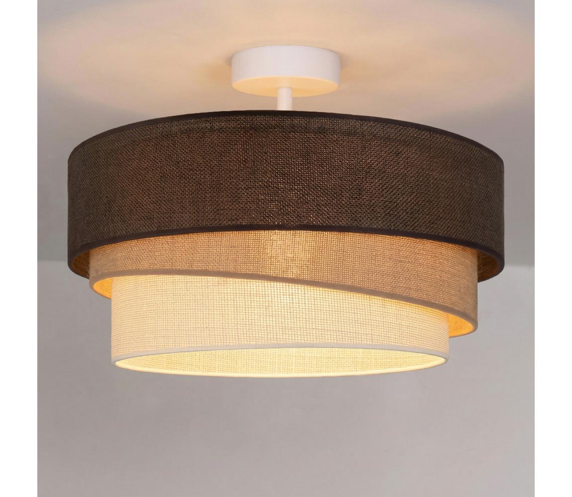 Brilagi - Prisadené stropné svietidlo TRIO 1xE27/60W/230V priemer 40 cm hnedá/béžová/biela 8590828052579