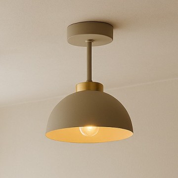 Brilagi - Prisadený luster 1xE27/60W/230V béžová/zlatá