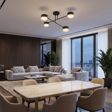 Brilagi - Prisadený luster 4xGX53/12W/230V čierny