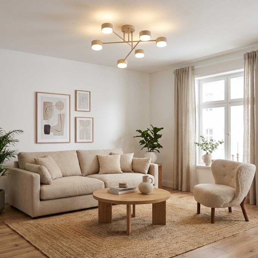 Brilagi - Prisadený luster 6xGX53/12W/230V čierny