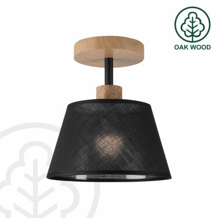 Brilagi - Prisadený luster ANTHONY 1xE14/60W/230V dub/čierna
