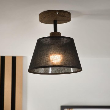 Brilagi - Prisadený luster ANTHONY 1xE14/60W/230V dub orech/čierna