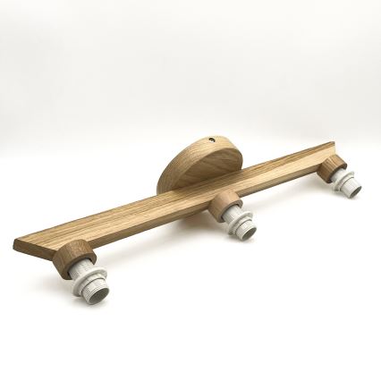Brilagi - Prisadený luster ANTHONY 3xE14/40W/230V dub/čierna