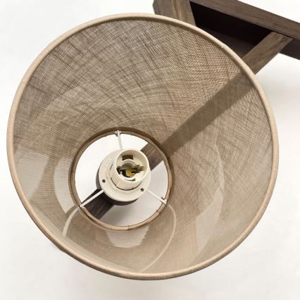 Brilagi - Prisadený luster ANTHONY 3xE14/40W/230V dub orech