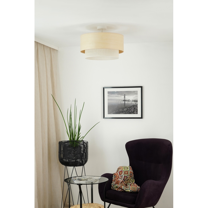 Brilagi - Prisadený luster ARIZONA BOHO 1xE27/15W/230V pr. 45 cm béžová