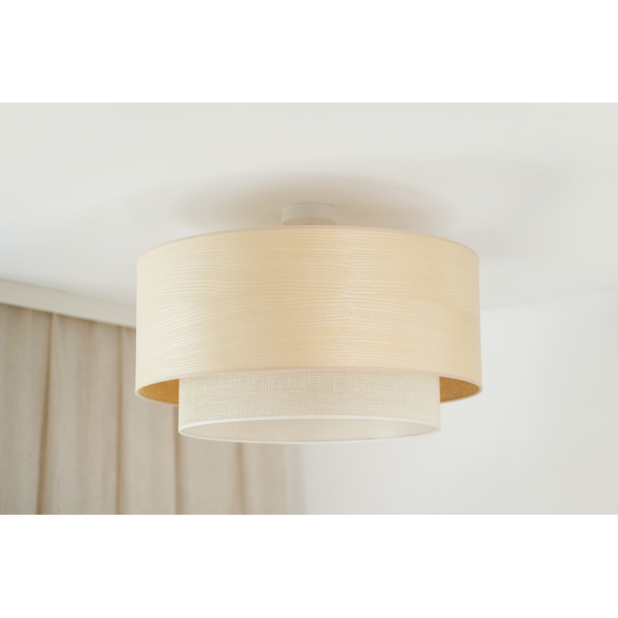 Brilagi - Prisadený luster ARIZONA BOHO 1xE27/15W/230V pr. 60 cm béžová