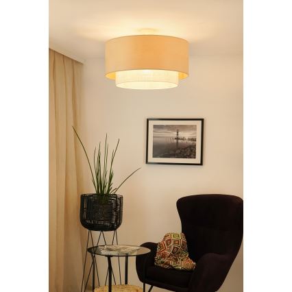Brilagi - Prisadený luster ARIZONA BOHO 1xE27/15W/230V pr. 60 cm béžová