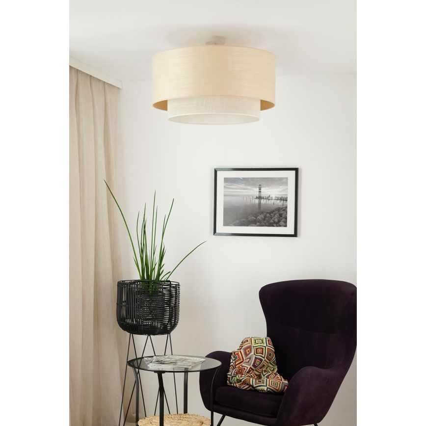 Brilagi - Prisadený luster ARIZONA BOHO 1xE27/15W/230V pr. 60 cm béžová