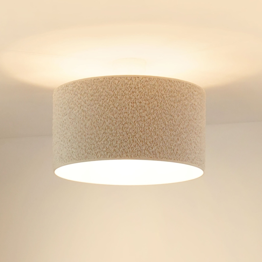 Brilagi - Prisadený luster BOUCLE ROLLER 1xE27/15W/230V pr. 45 cm krémová