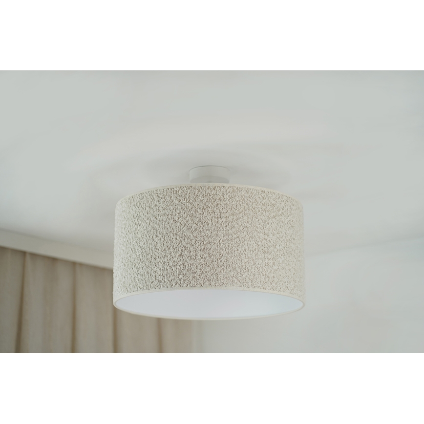 Brilagi - Prisadený luster BOUCLE ROLLER 1xE27/15W/230V pr. 45 cm krémová