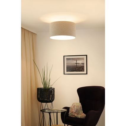 Brilagi - Prisadený luster BOUCLE ROLLER 1xE27/15W/230V pr. 45 cm krémová