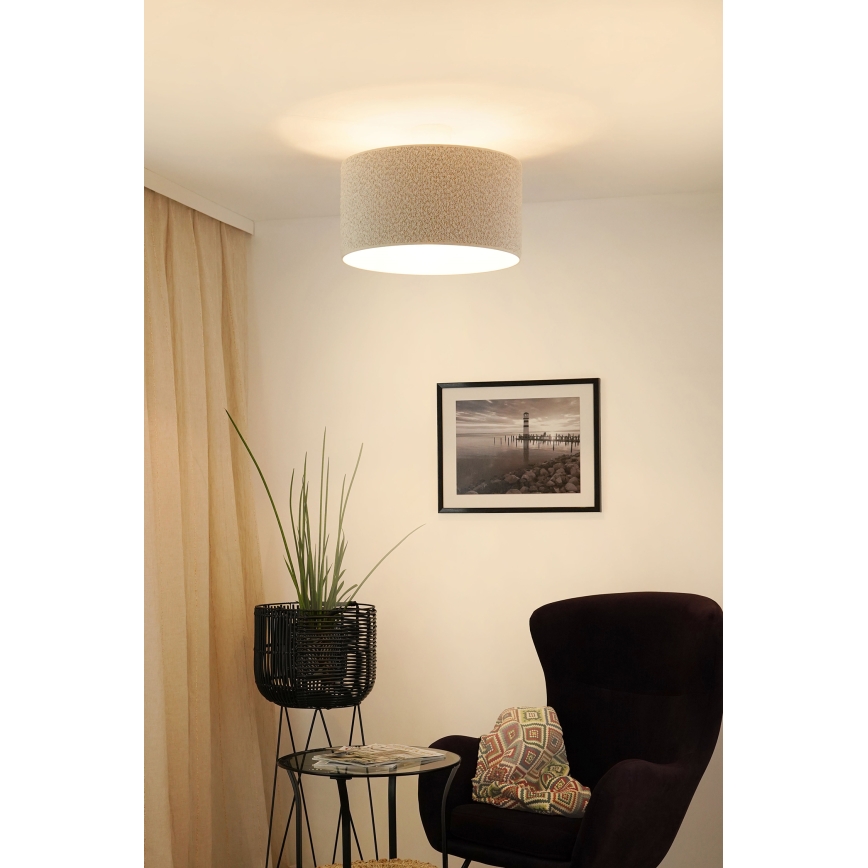 Brilagi - Prisadený luster BOUCLE ROLLER 1xE27/15W/230V pr. 45 cm krémová
