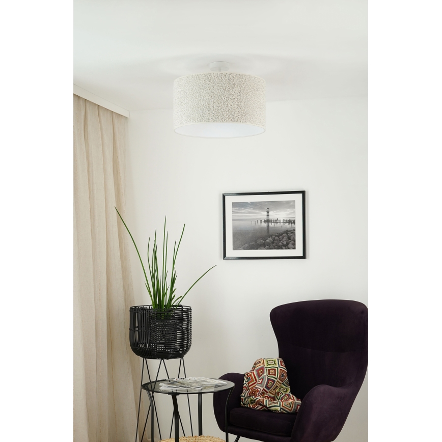 Brilagi - Prisadený luster BOUCLE ROLLER 1xE27/15W/230V pr. 45 cm krémová