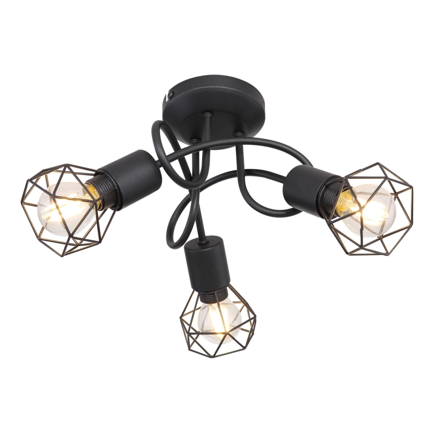 Brilagi - Prisadený luster CAGE 3xE14/40W/230V