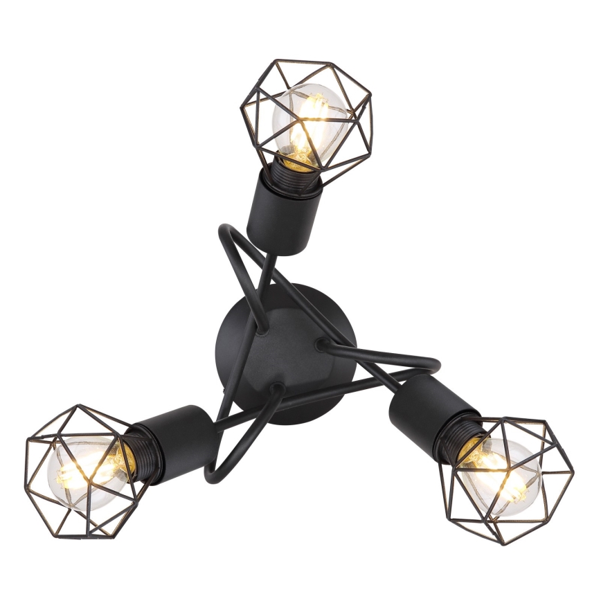 Brilagi - Prisadený luster CAGE 3xE14/40W/230V