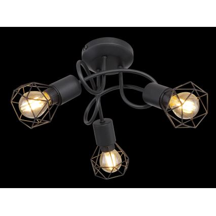 Brilagi - Prisadený luster CAGE 3xE14/40W/230V