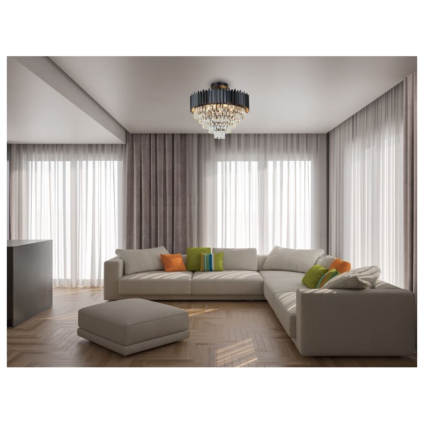 Brilagi - Prisadený luster CARLOS 9xE14/40W/230V pr. 60 cm