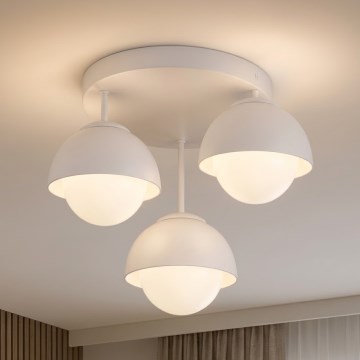 BRILAGI - Prisadený luster COSMO 3xE27/60W/230V biely/zlatý