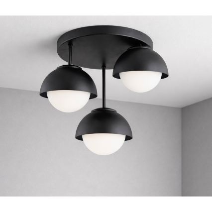 BRILAGI - Prisadený luster COSMO 3xE27/60W/230V čierna
