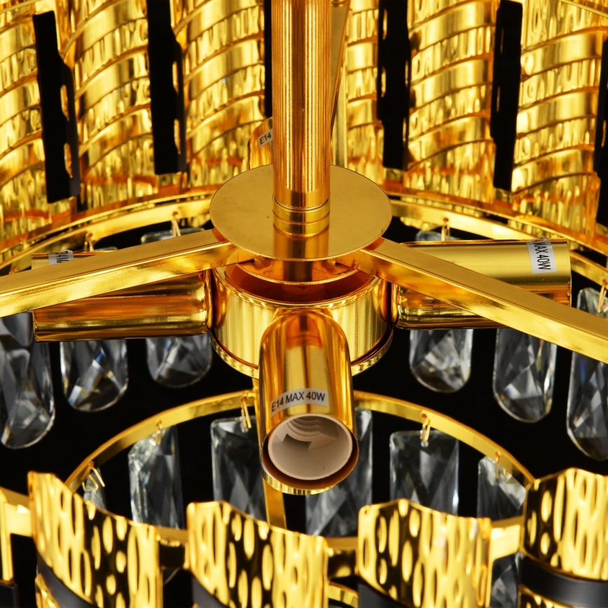 Brilagi - Prisadený luster CRISTAL 5xE14/40W/230V pr. 38 cm