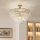 Brilagi - Prisadený luster CRYSTAL 5xE14/40W/230V zlatá