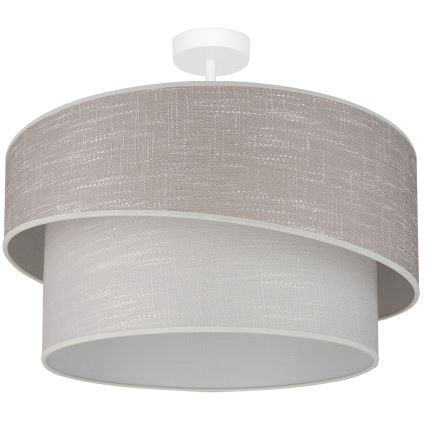 Brilagi - Prisadený luster DOVER SHINE 1xE27/15W/230V pr. 50 cm šedá/krémová