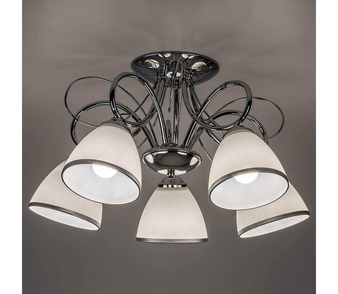 Brilagi - Prisadený luster FRED 5xE27/60W/230V, priemer 59 cm, lesklý chróm 63037