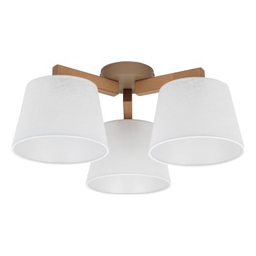 Brilagi - Prisadený luster LATTE SABIA 3xE27/15W/230V borovica/biela