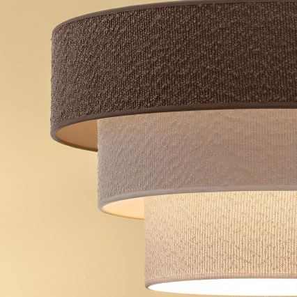 Brilagi - Prisadený luster LUNETA 1xE27/60W/230V priemer 40 cm sivá/krémová/biela