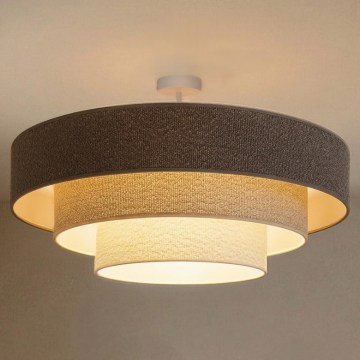 Brilagi - Prisadený luster LUNETA 3xE27/60W/230V pr. 80 cm sivá/krémová/biela