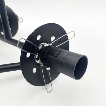 Brilagi - Prisadený luster MALIVA 3xE14/15W/230V čierna/dymová