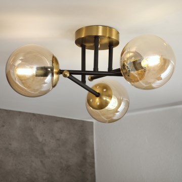Brilagi - Prisadený luster MALIVA 3xE14/15W/230V zlatý