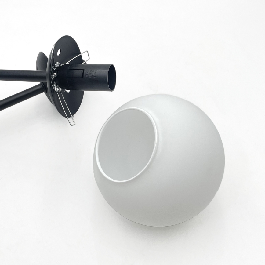 Brilagi - Prisadený luster MALIVA 4xE14/15W/230V čierna/biela