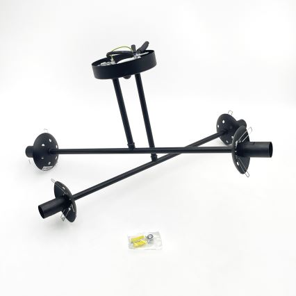 Brilagi - Prisadený luster MALIVA 4xE14/15W/230V čierna/číra