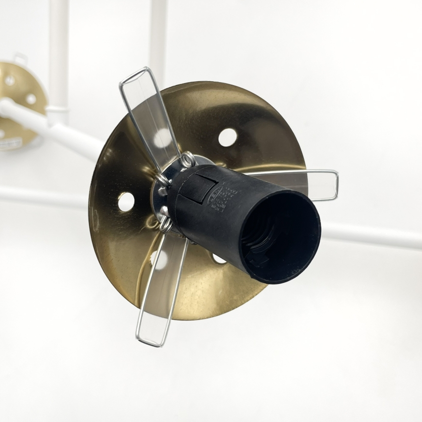 Brilagi - Prisadený luster MALIVA 4xE14/15W/230V zlatá/biela