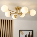 Brilagi - Prisadený luster MALIVA 6xE14/15W/230V zlatá/biela