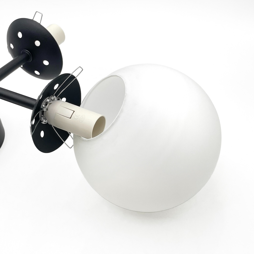 Brilagi - Prisadený luster MALONY 4xE14/20W/230V čierny