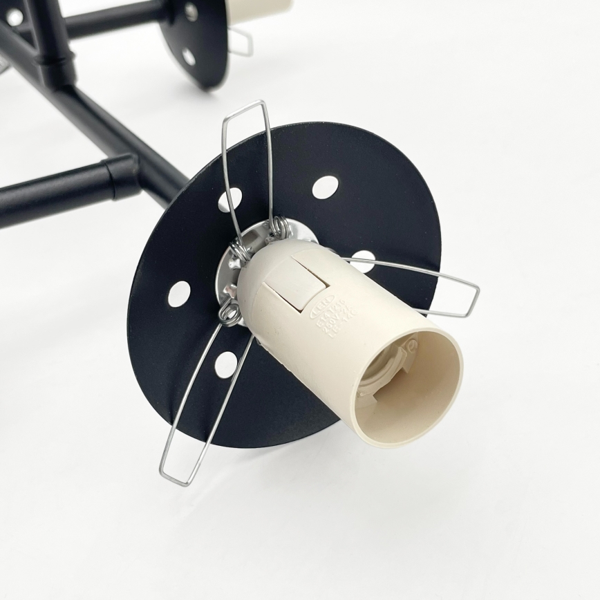 Brilagi - Prisadený luster MALONY 4xE14/20W/230V čierny